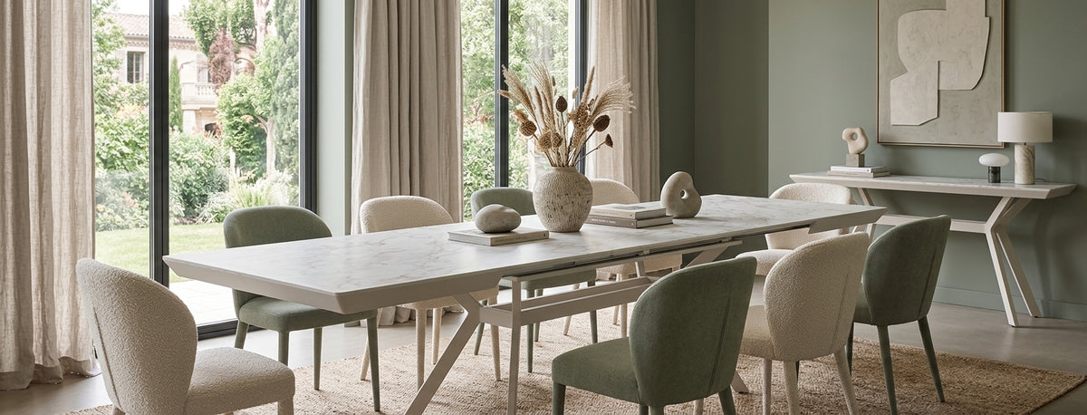 Mango utdragbart matbord 160–360 cm