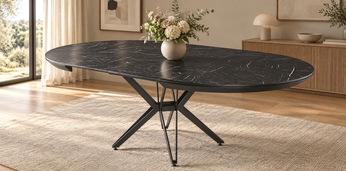 Pacific uitschuifbare eettafel 130–226 cm