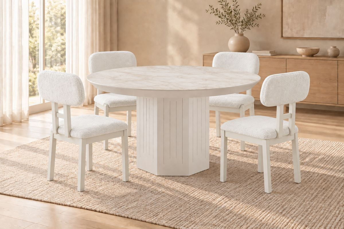 Eetkamerset Master 130-322 + 4 Class-stoelen
