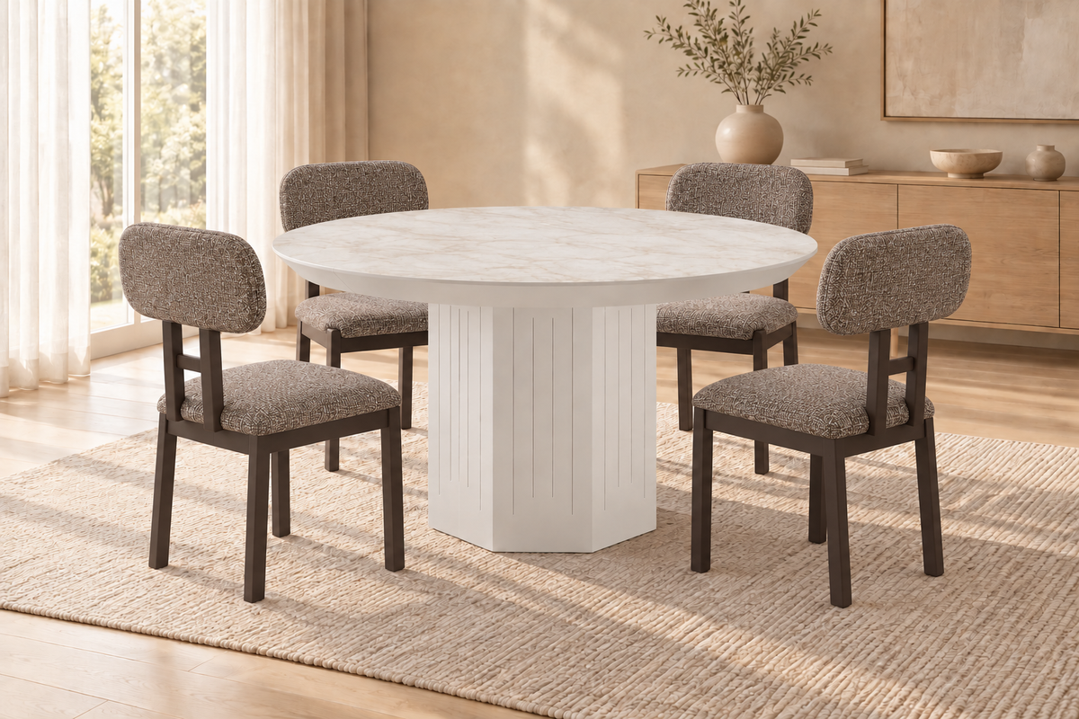 Eetkamerset Master 130-322 + 4 Class-stoelen